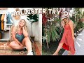 trying on cutie summer outfits from HOLLISTER!