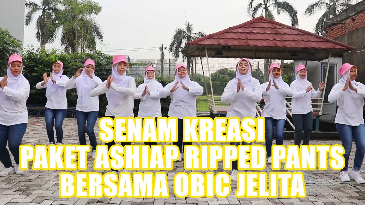 Paket Ashiap Tik Tok Spongebob Ripped Pants Senam Ripped Pants Tik