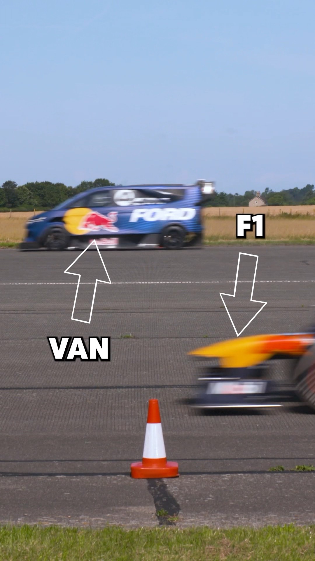 F1 Car vs Van ?