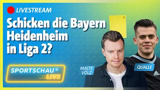 Sportschau LIVE mit Malte Völz &amp; Schiri-Creator @quallexd001   | Sportschau Fußball