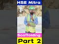 Types of Scaffolding 😱 | Single • Double • Cantilever • Suspended | Construction Safety #shorts