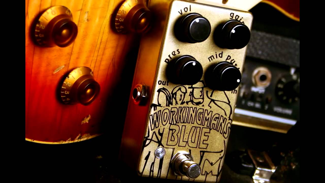 ギター Menatone WORKINGMAN'S BLUE Menatone Workingmans Blue Overdrive Pedal - YouTube