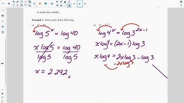 Lesson 8.5: More Logarithmic and Exponential Equations (Video Lesson)