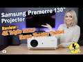 Samsung Premiere 130" Projector Review - 4K Triple Laser Home Theater Tested