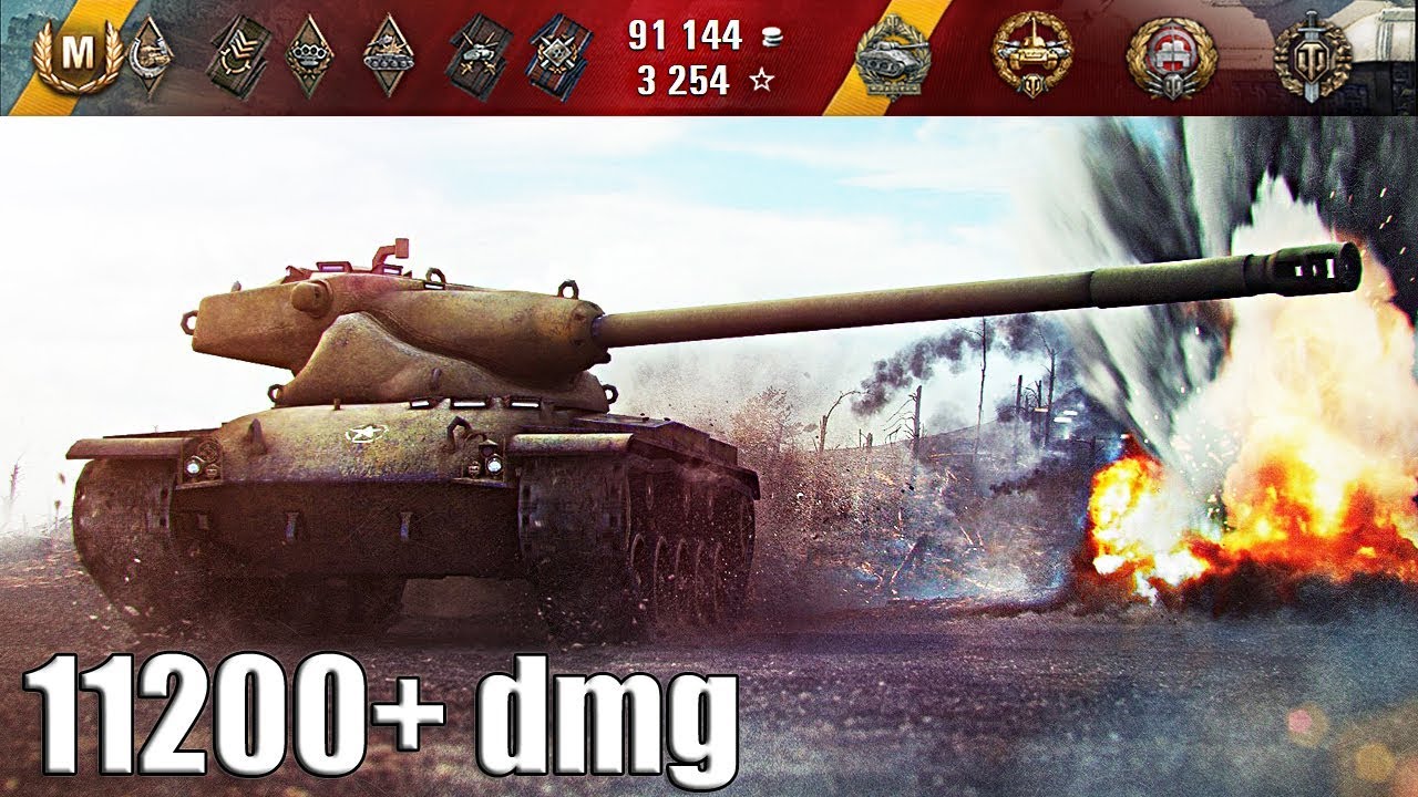 мир танков статистика T57 Heavy Tank МОЩЬ БАРАБАНА 11200+ dmg 🌟🌟🌟 World of Tanks лучший бой