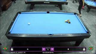 A vs B - SNOOK-D - TABLE 13 | EvoSports