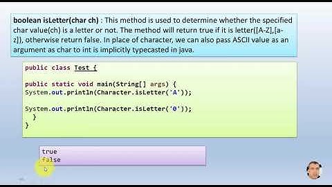 Strings in Java - Part 3: Character class