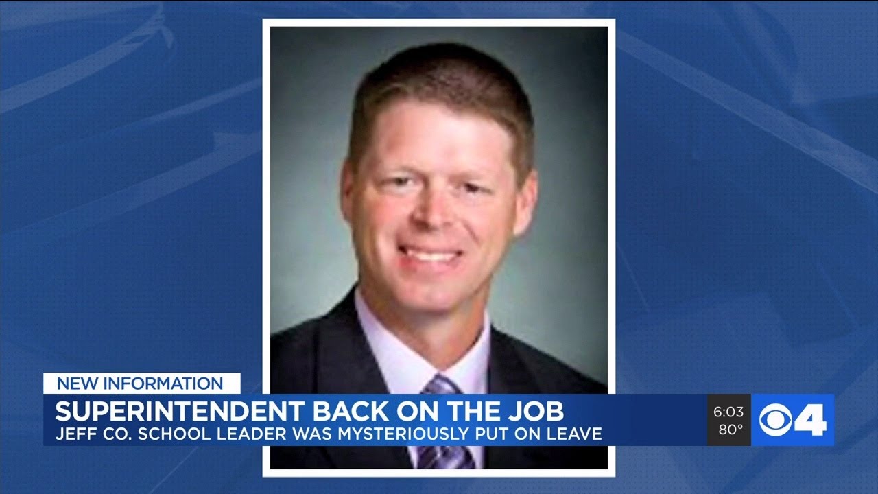 Jefferson County superintendent back on the job YouTube