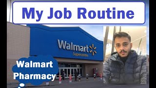 My Walmart Pharmacy Job Routine | DAILY VLOG 1 | #walmart #pharmacy #dailyvlog #vancouver #canada