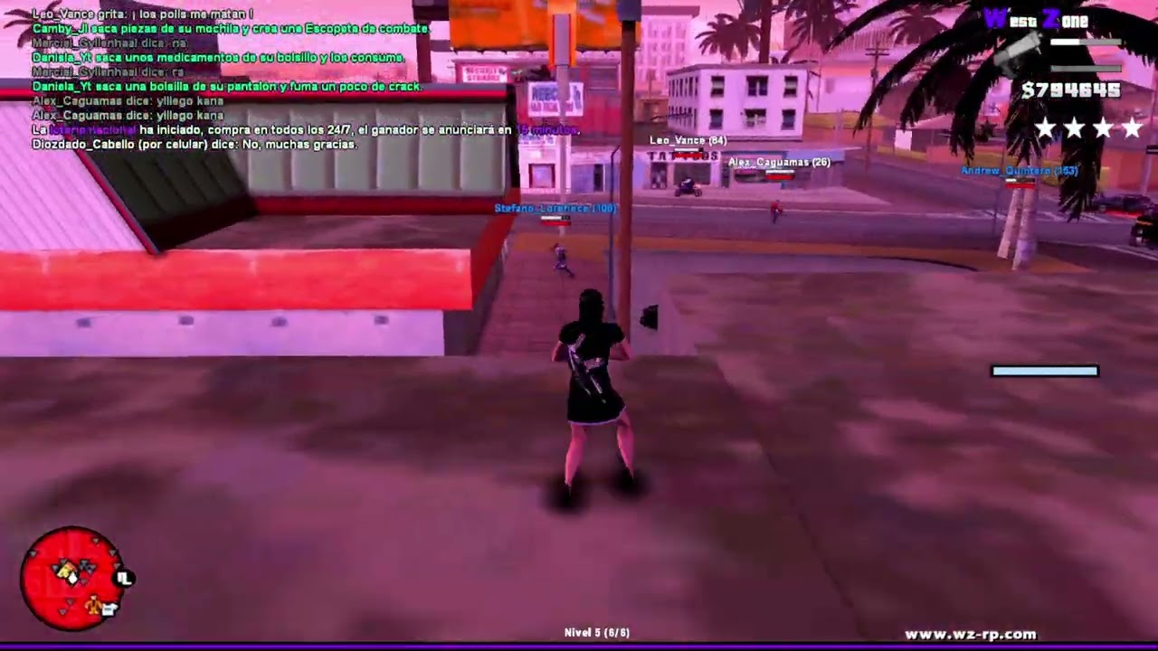 DEMEANDO EN SERVER WZ:RP ❤️