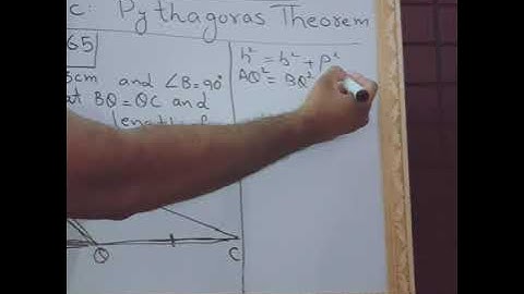 Pythagoras Theorem D2 Maths Ex 10 A