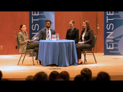 Einstein Med Students Discuss Healthcare Policy with Alexandria Ocasio-Cortez (2 of 2, Full Event)