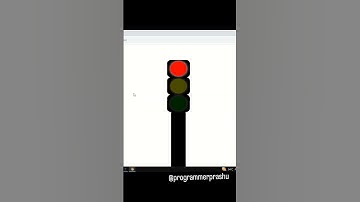 Traffic 🚦 light  with html css and js #trending #computerscience #programming #programmerprashu