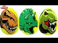 3 Dinozor Sürpriz Yumurta Oyun Hamuru Dinozor Oyuncakları Slime Yumurtalar