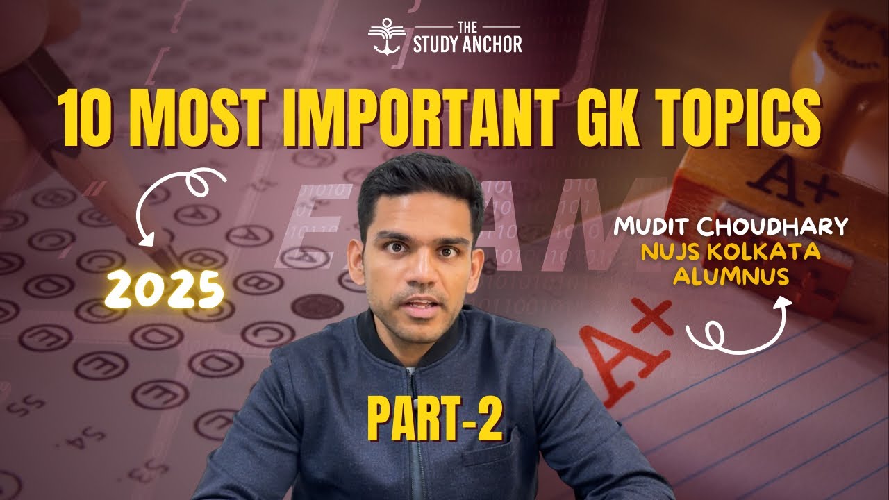 10 Most Important GK Topics - 2025 (Part 2) - YouTube