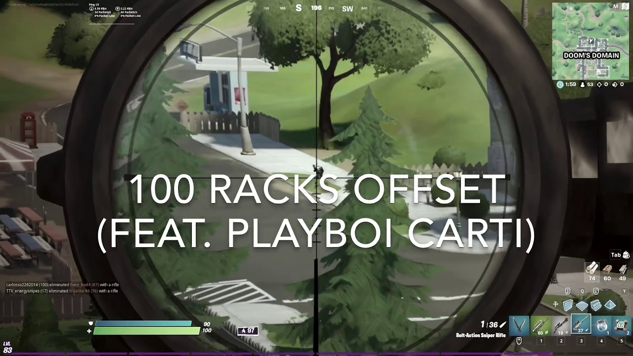 100 racks offset (feat. playboi carti) - YouTube