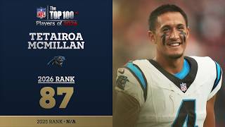 87: Tetairoa McMillan (WR, Panthers) | Top 100 Players of 2026