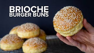 How to make Brioche Burger Buns BY HAND