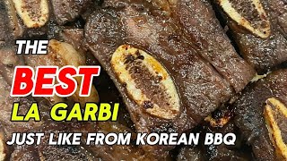 The BEST & Easiest Korean BBQ Beef Short Ribs l LA Galbi l Better than restaurants