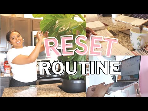 Christian RESET ROUTINE | CLEANING, JOURNALING, PLANNING