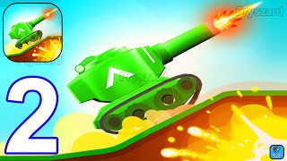 Merge Tanks - Gameplay Walkthrough Part 2 Tutorial levels 18-30 Tank Army War Commander (Android,iOS