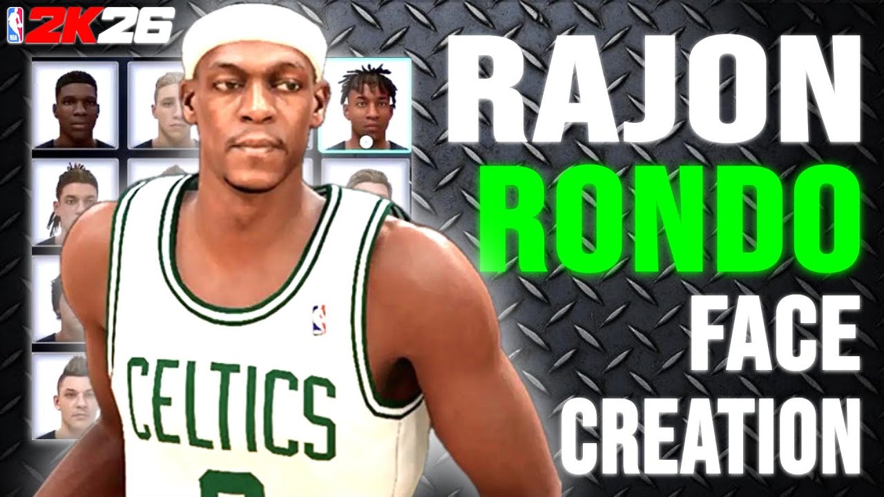 The BEST Rajon Rondo Face Creation In NBA 2K26! - YouTube