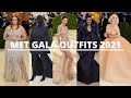 MET GALA 2021 OUTFITS KIM KARDASHIAN KENDALL JENNER RIHANNA BARBIE FERREIRA LIL NAS X BEST DRESSED