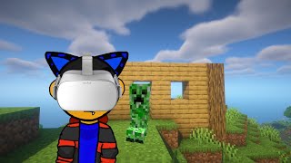 Minecraft VR is still hard
