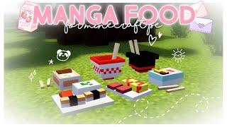 manga food mod for minecraft pe! 🍡🍱🍙 [best kawaii aesthetic mcpe addon] screenshot 5