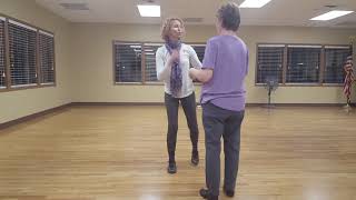 Intermediate waltz Grapevine, sweetheart, waterfalls