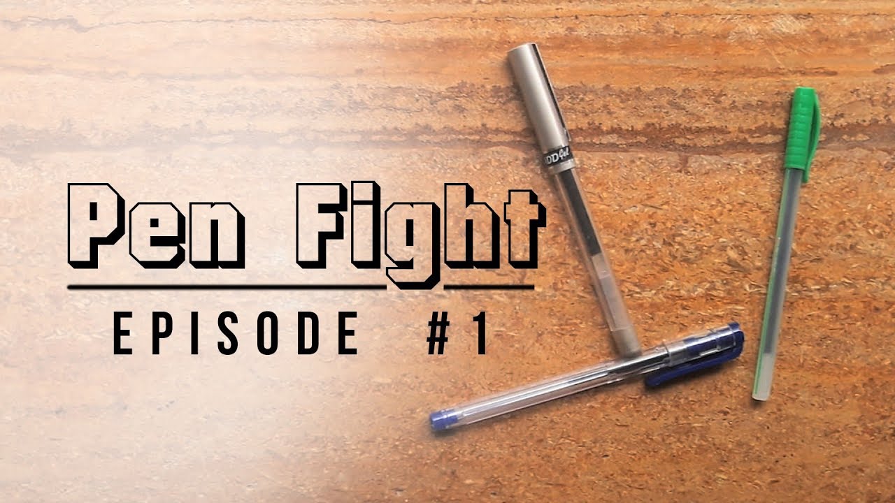 Pen fight Episode 1 Stop motion animation YouTube