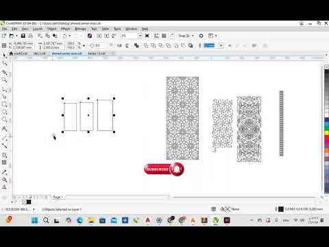 How Use Corel Draw For CNC Laser Cutting Machine #designer #lasercutting