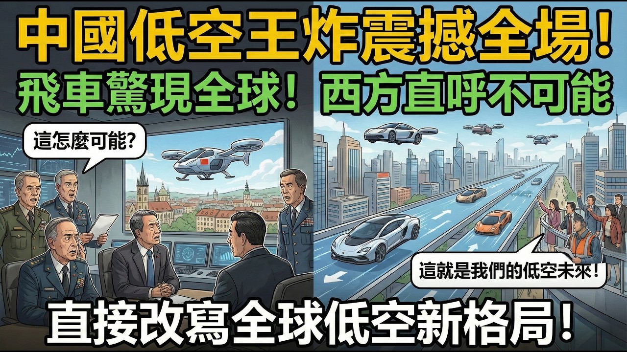 顛覆認知！中國造“飛行汽車”問世，不用跑道，普通人也能輕鬆駕馭？