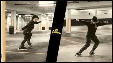 I tried some wizard skating in the endless frames. Fun carpark session with Ila / Vlog