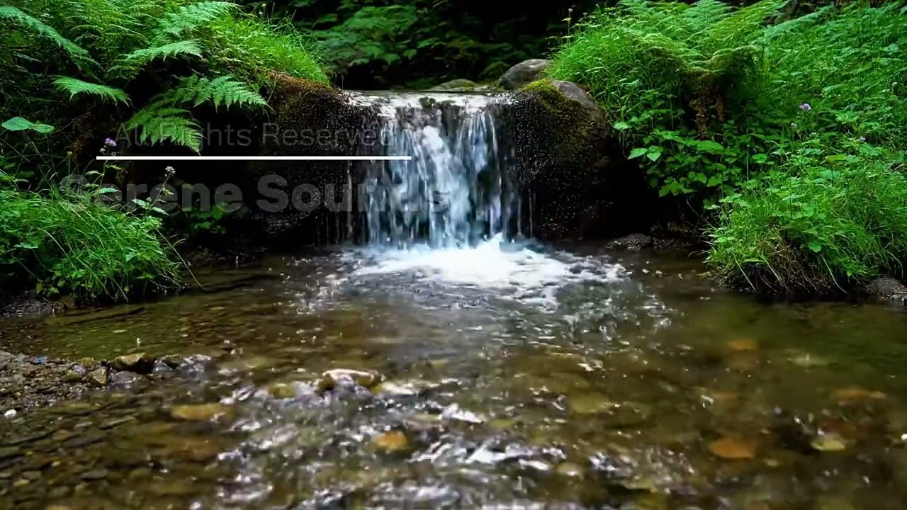 ASMR Tranquil Forest River | Fallen Autumn Leaves | 8 Hour Relaxation (4K)