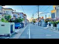 【4K】Modern Japanese Houses / Neighborhood Walking Tour in Japan (Nagakute, Nagoya)