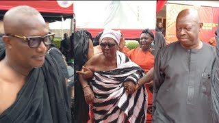 Kotoko Papa Arko mother cr!es heavily as GTV's Kwabena Yeboah & Coach Akwasi Appiah storm funeral