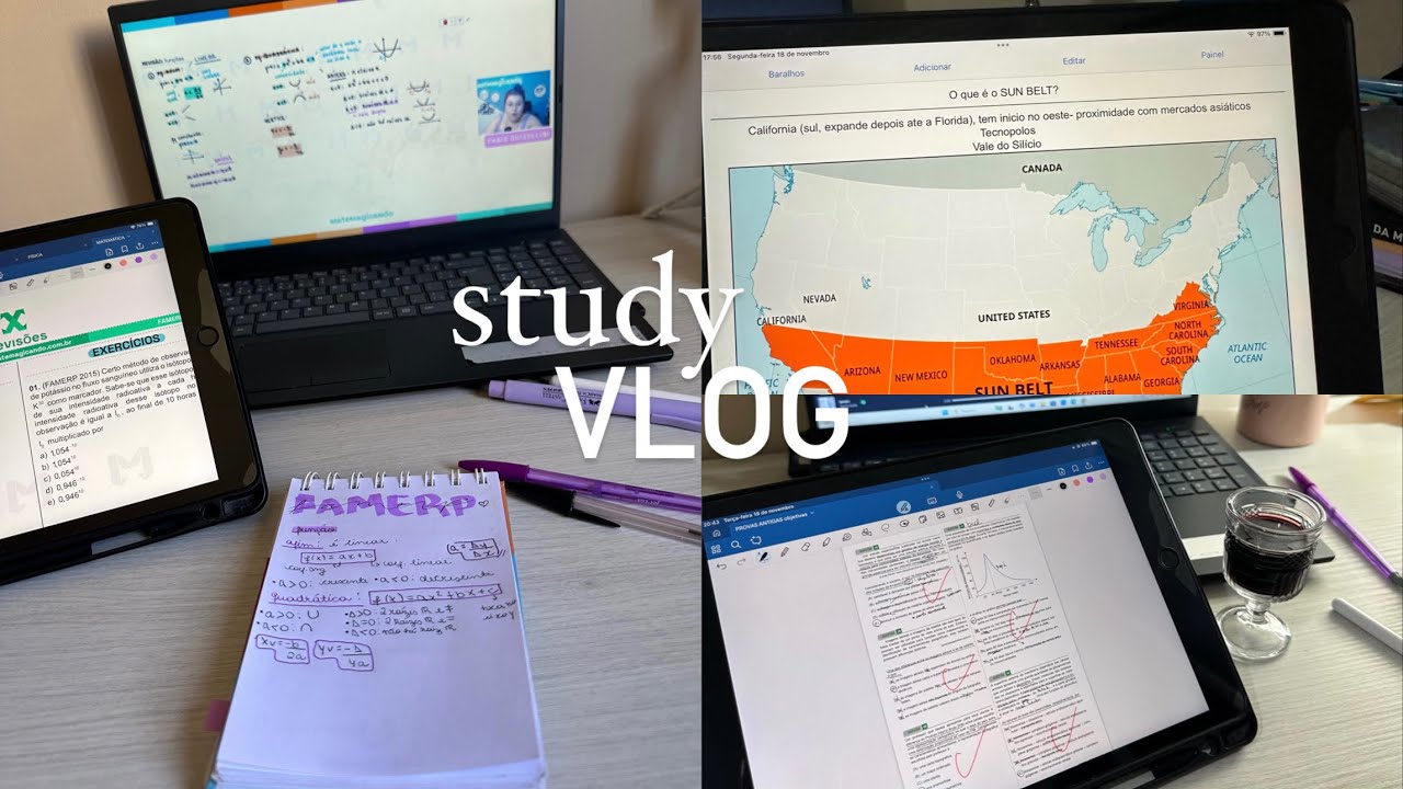 study vlog | cansada na reta final mas foco - YouTube