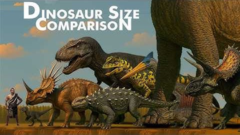 DINOSAUR SIZE COMPARISON 2025 /  True Scale of Giants Revealed / Animation 3d / Estudio Arkano