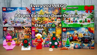 Every 2025 LEGO Advent Calendar Door Opening - Day 21!