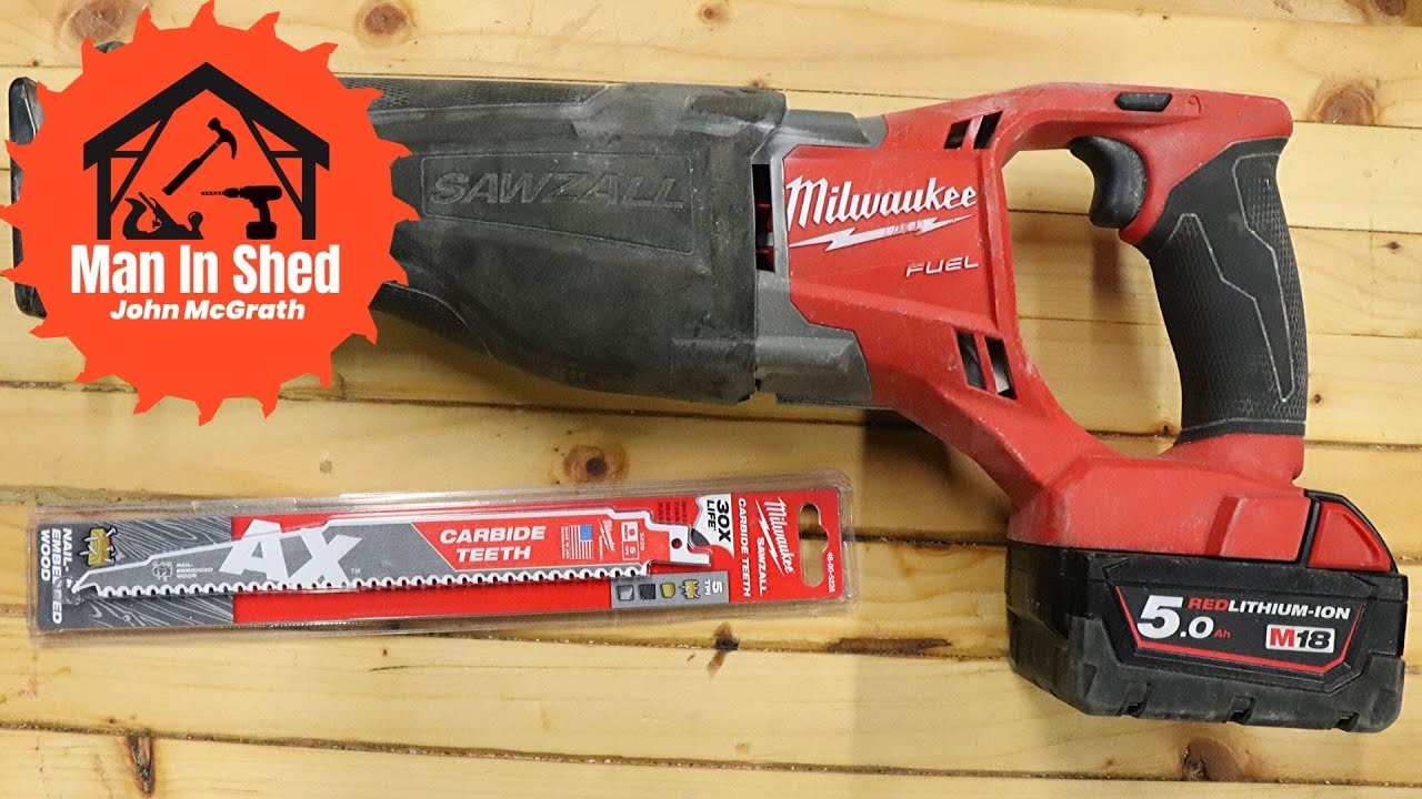 Milwaukee Sawzall Carbide Teeth AX Blades tested to Destruction YouTube