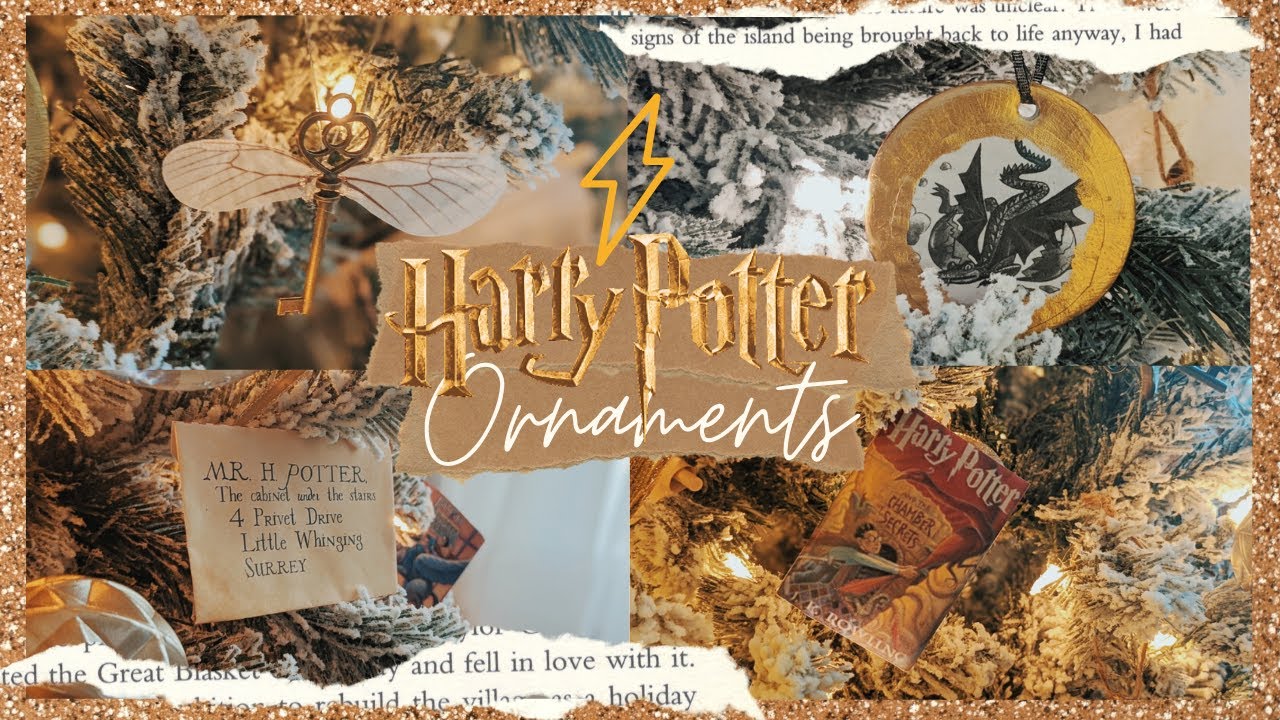 Flying Key Ornament Inspired by Harry Potter With Howler Envelope