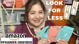 Luxury Designer Inspired AMAZON Jewelry Finds - I’m OBSESSED 🤩 | Ep 1 | Hermes | Camochica #amazon