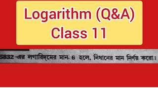 Logarithm (Q&amp;A) class 11 for JEE