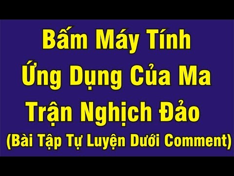 Video [ĐẠI SỐ TUYẾN TÍNH - CHUYÊN ĐỀ 2] BÀI 2.3 - TỰ LUẬN... - youtube