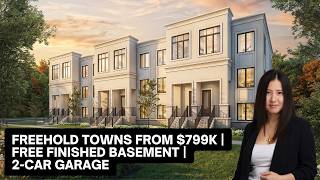 Avella Towns Aurora | 2-Car Garage Freehold Towns From $799,900
