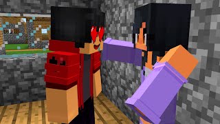 Aphmau and AARON Kiss Love in Minecraft!😍