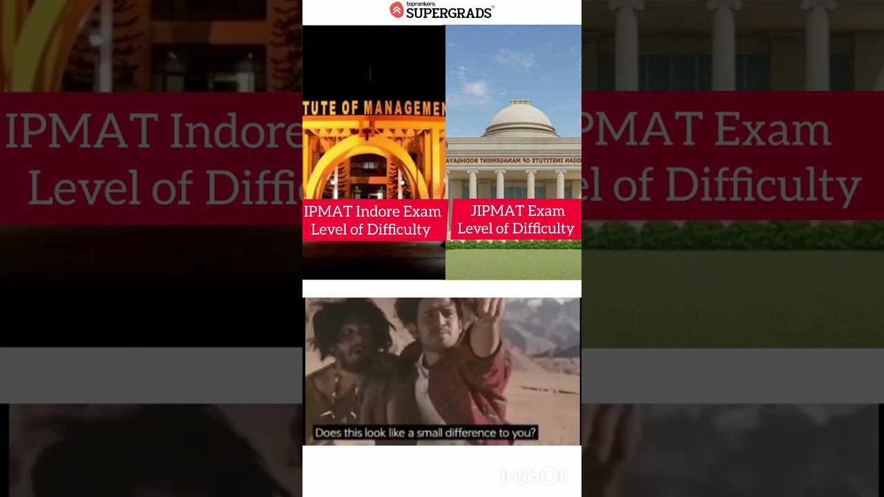 Aspirants Reaction When Someone Says the Difficulty Levels of IPMAT & JIPMAT Are Same 😂🤣😂 