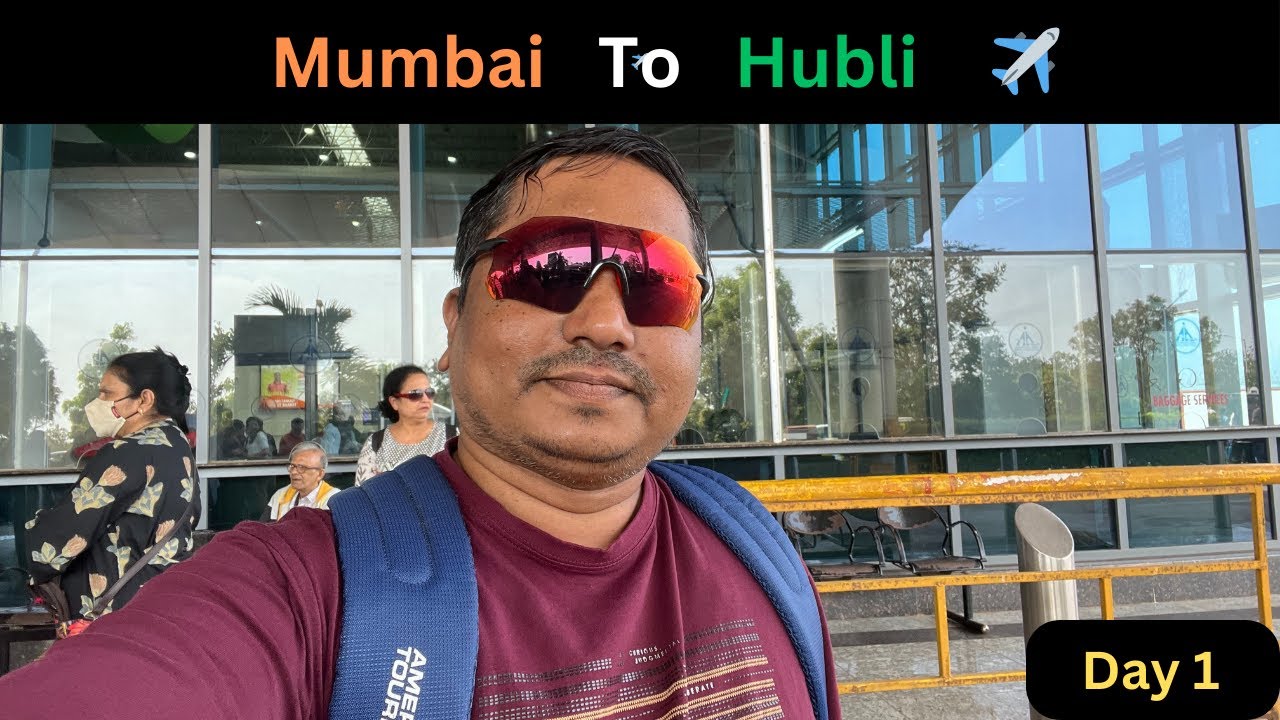 Mumbai To Hubli ✈️ | Indigo Airlines | Takeoff was delayed | Lost my boarding pass😞| God saved me ☺️