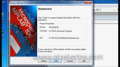 Creating a hex file using MPLAB v8 85
